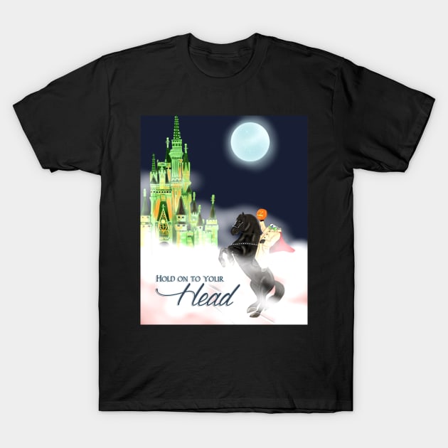 Headless Horseman- Boo to You Parade T-Shirt by tesiamarieart